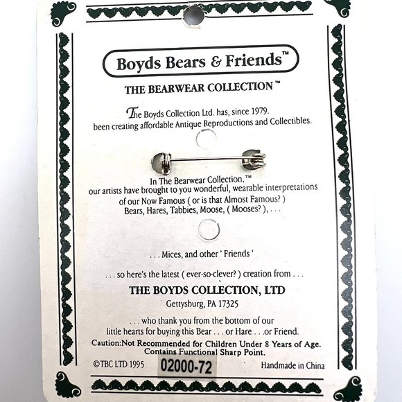 Boyd's Bear Bearwear Prissie & Missie Fixin' Tea For Two Pin - Picture 3 of 3